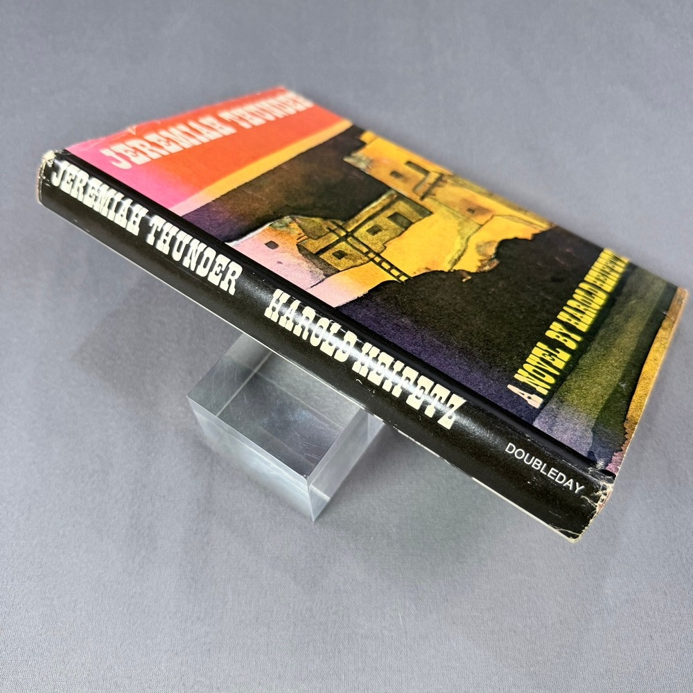Jeremiah Thunder by Harold Heifetz Signed First Edition 1968‎ Rare Southwest